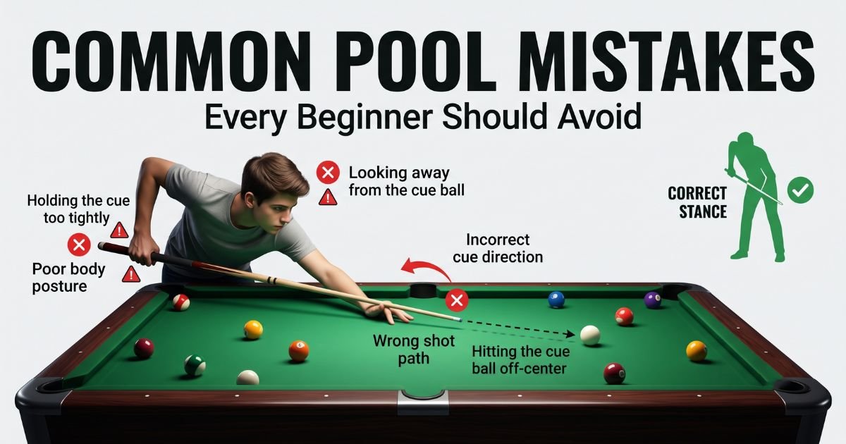 Common pool mistakes beginners make